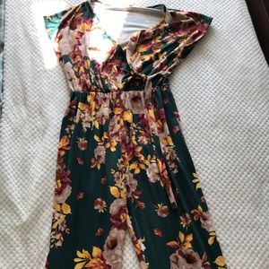 Floral jumpsuit